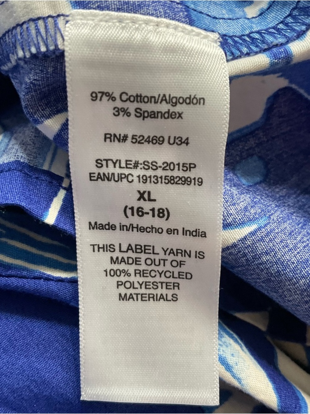 Scoop Women's Balloon Sleeve Poplin Shirtdress with Pockets Size XL - Picture 5 of 6